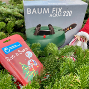 Pied et sac à sapin