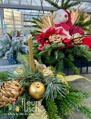 composition sapin Noël