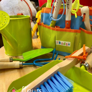 matériel de jardinage pour enfants